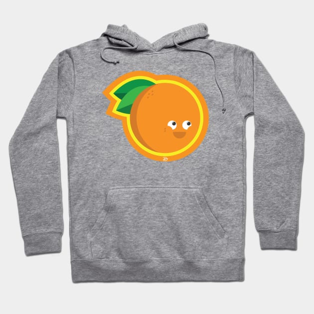 Hello Orange Hoodie by dhartist